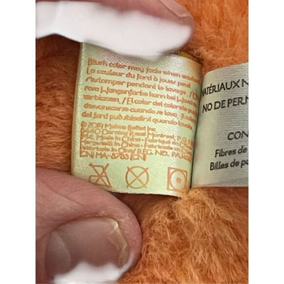 B Softies Kids Orange Happy Hues Coral Cutie Bunny Stuffed Animal Plush OS - Picture 9 of 10